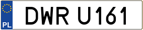 Truck License Plate